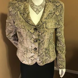 Giorgio Armani snakeskin blazer/jacket